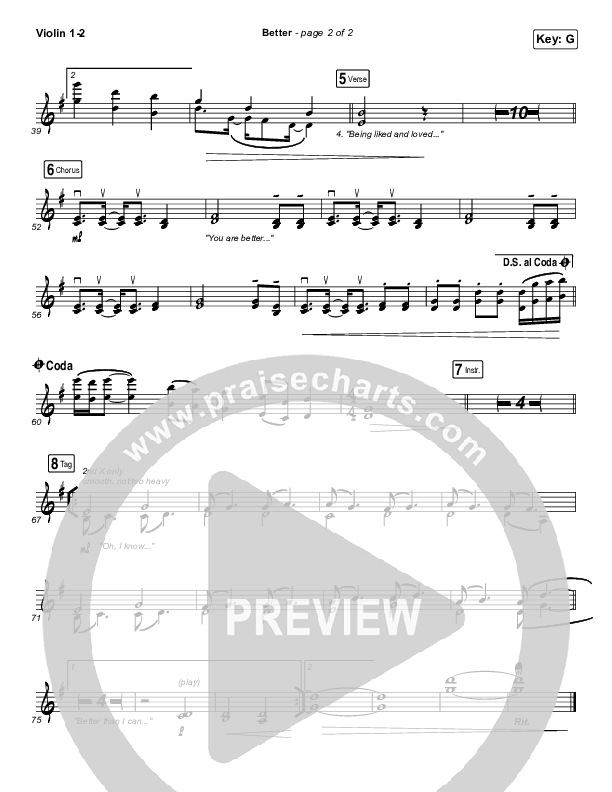 Better Violin 1/2 (Pat Barrett)