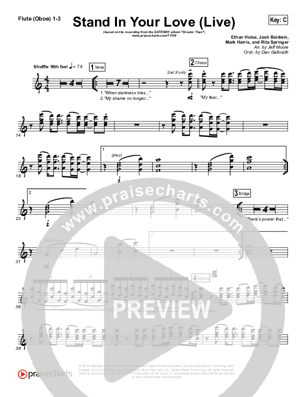 Stand In Your Love (Live) Wind Pack (GATEWAY)