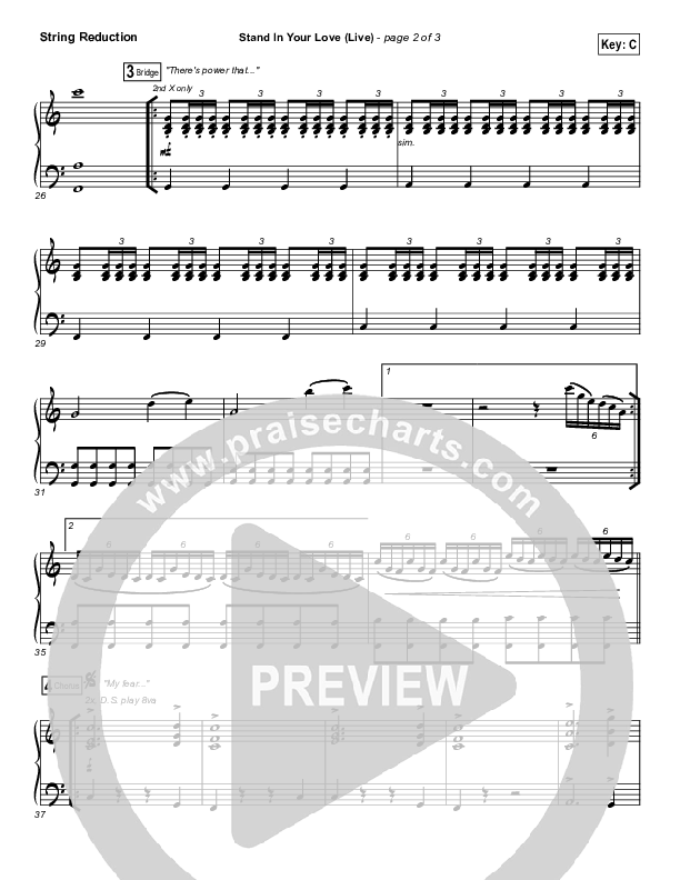 Stand In Your Love (Live) Synth Strings (GATEWAY)