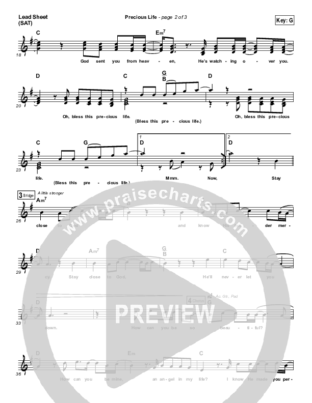 Precious Life Lead (SAT) (Finding Faith)