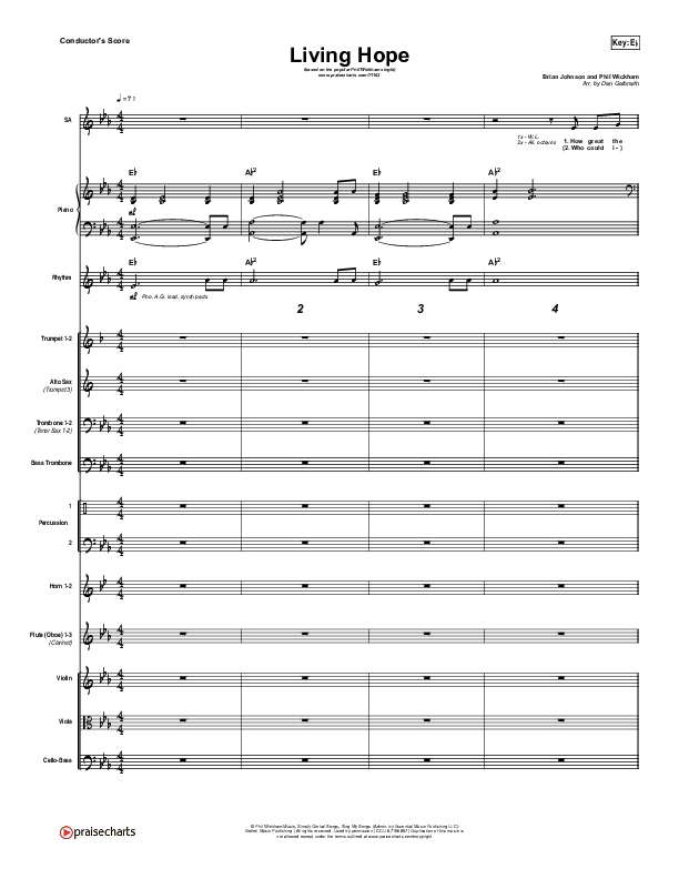 Living Hope Orchestration (Phil Wickham)