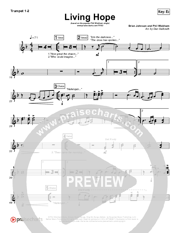 Living Hope Trumpet 1,2 (Phil Wickham)