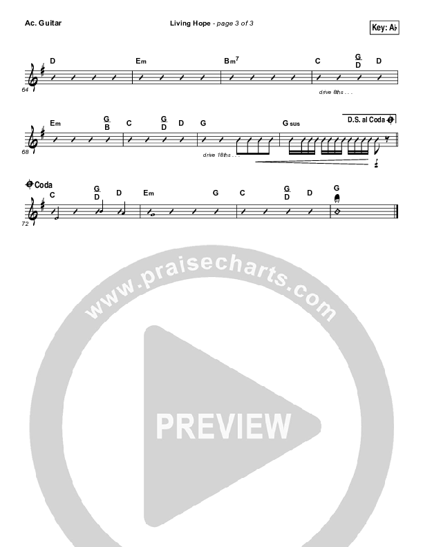 Living Hope Acoustic Guitar (Cross Point Music / Cheryl Stark)