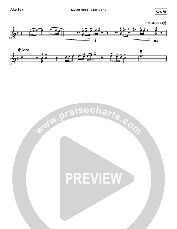 Living Hope Alto Sax (Cross Point Music / Cheryl Stark)