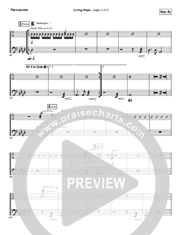 Living Hope Percussion (Cross Point Music / Cheryl Stark)