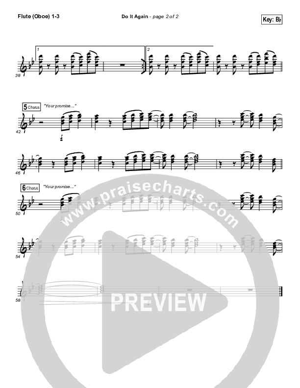 Do It Again (Radio) Flute/Oboe 1/2/3 (Elevation Worship)