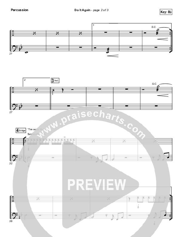 Do It Again (Radio) Percussion (Elevation Worship)