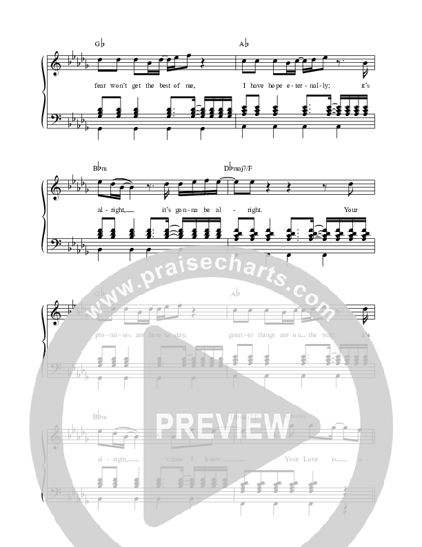 Your Love Is Amazing Piano/Vocal (Lincoln Brewster)