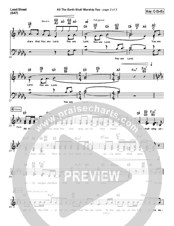 All The Earth Lead (SAT) (Randy Rothwell)