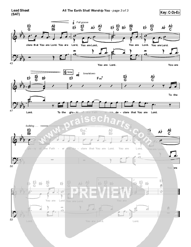 All The Earth Lead (SAT) (Randy Rothwell)