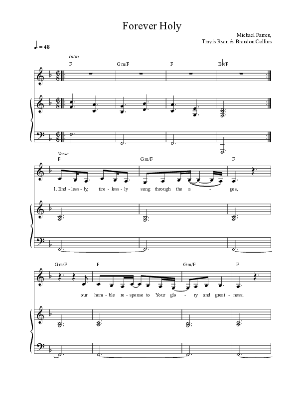 Forever Holy Lead & Piano (Alisa Turner)