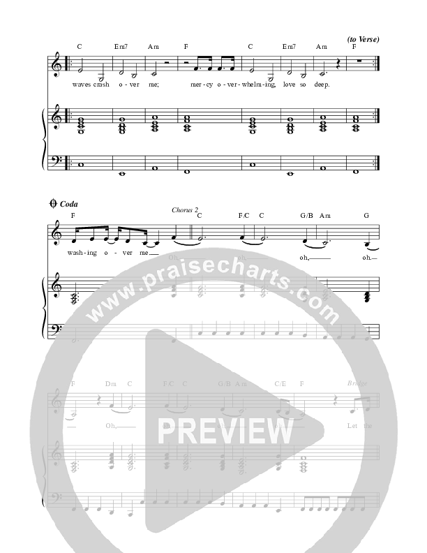 Waves Piano/Vocal (Worship Central / Josh Gauton / Anna Hellebronth)