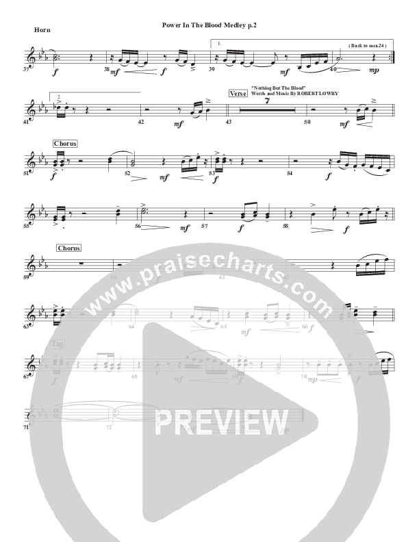 Power In the Blood Medley French Horn (Chris Emert)