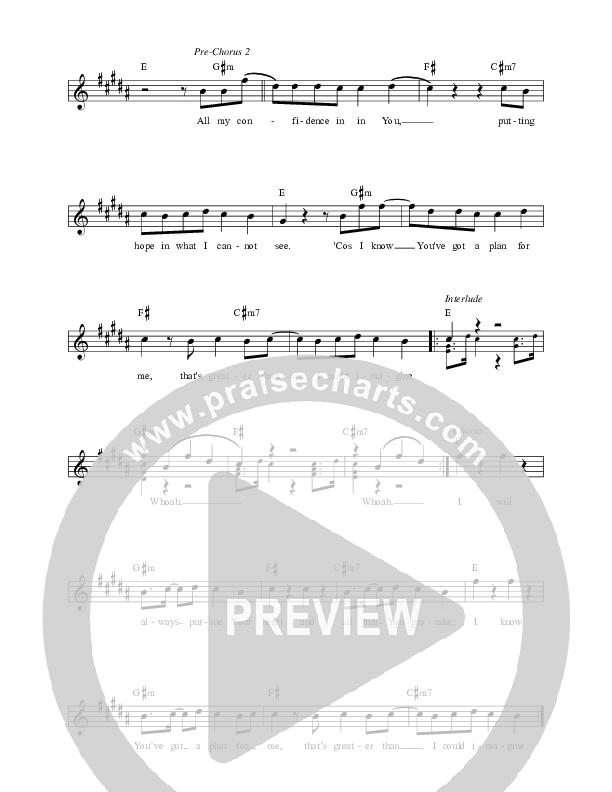 Imagine Lead Sheet (Life Worship / Jonny Crabtree)