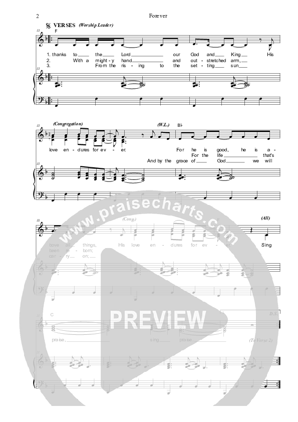 Forever Piano/Vocal (SAT) (Dennis Prince / Nolene Prince)