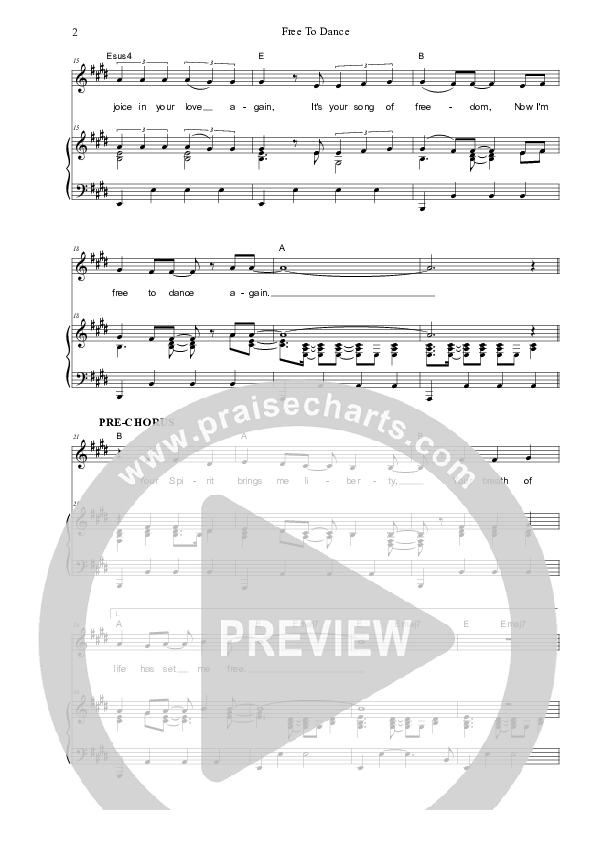 Free To Dance Piano/Vocal (SAT) (Dennis Prince / Nolene Prince)