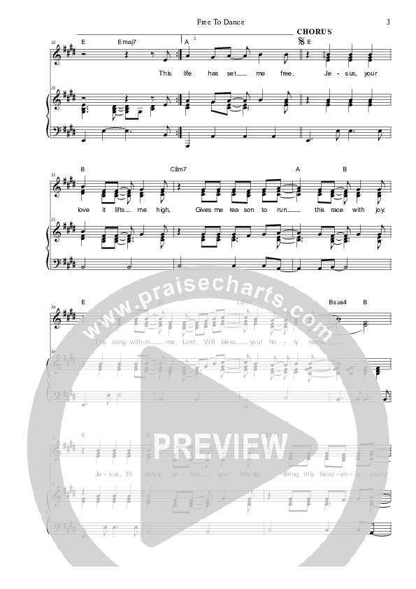 Free To Dance Piano/Vocal (SAT) (Dennis Prince / Nolene Prince)