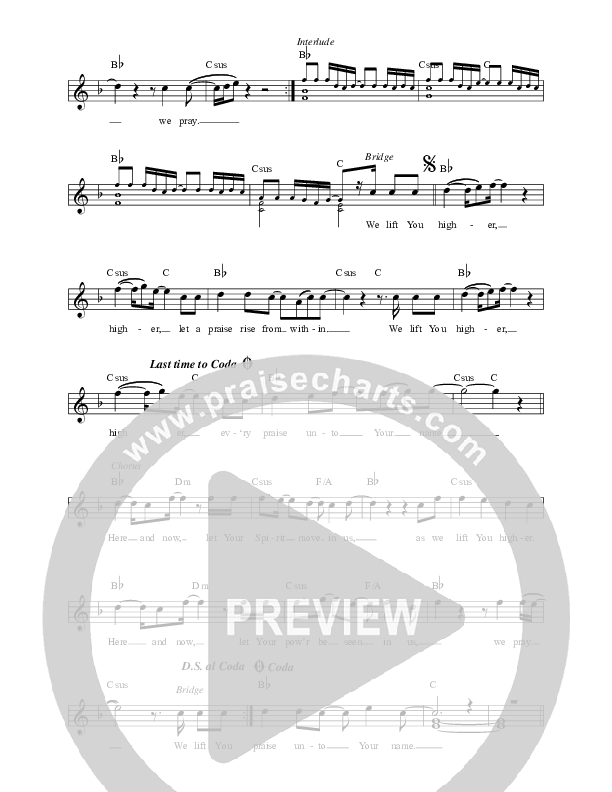 Here And Now Lead Sheet (Life Worship / Aaron Baxter)