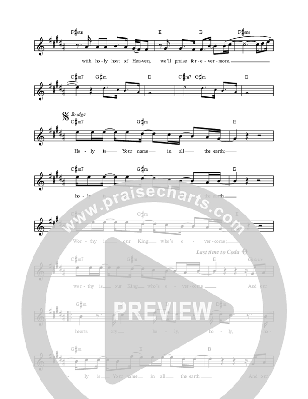 Seas Of Glass Lead Sheet (Life Worship / Matt Hooper)