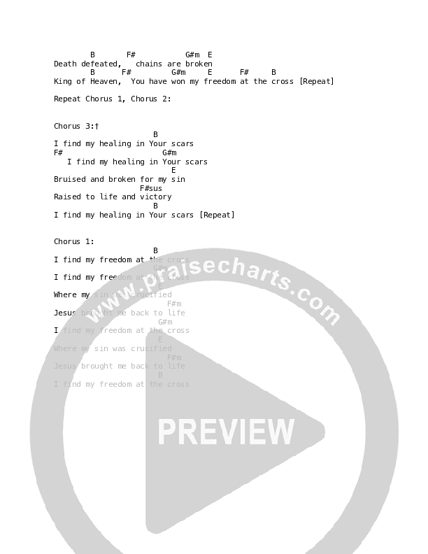 Freedom At The Cross Chords & Lyrics (Life Worship / Jock James)