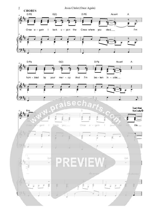 Once Again Piano/Vocal (SAT) (Dennis Prince / Nolene Prince)