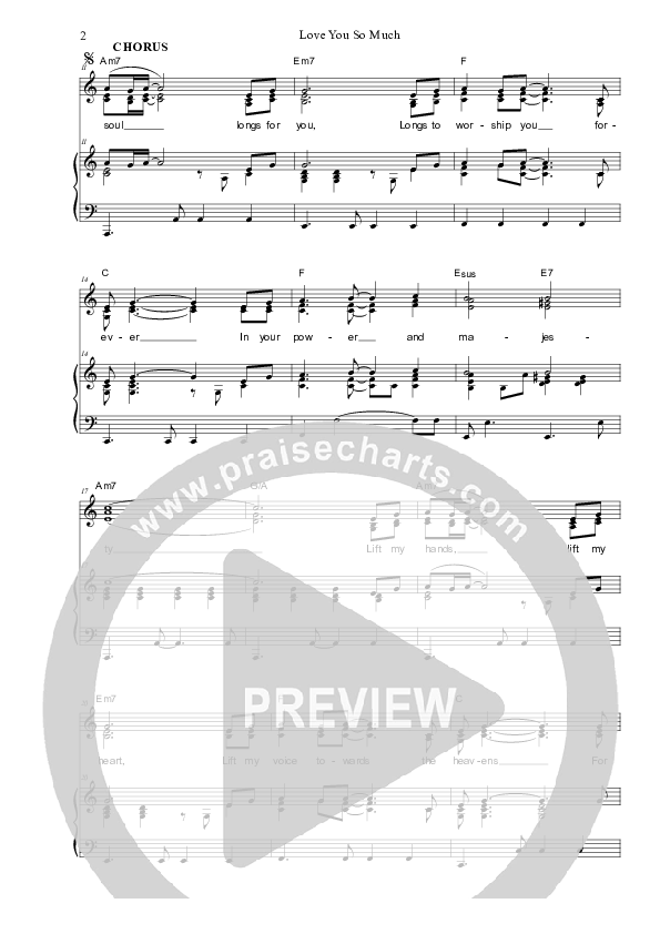 Love You So Much Piano/Vocal (SAT) (Dennis Prince / Nolene Prince)