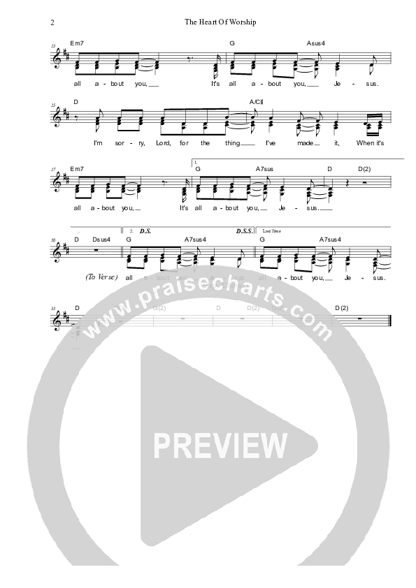 The Heart Of Worship Lead & Piano (Dennis Prince / Nolene Prince)