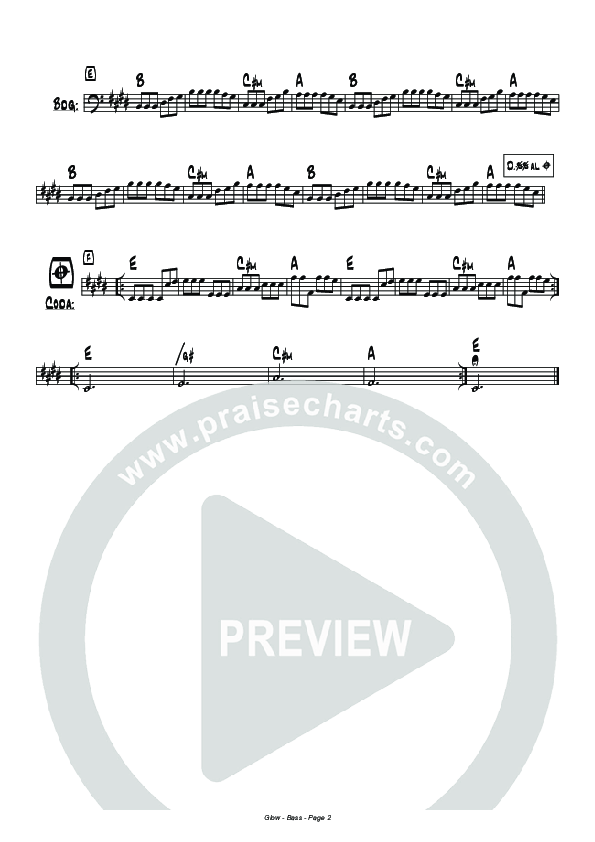 Glow Bass Guitar (Hillsong Worship)