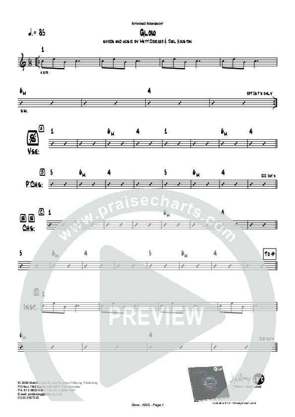 Glow Chords & Lyrics (Hillsong Worship)