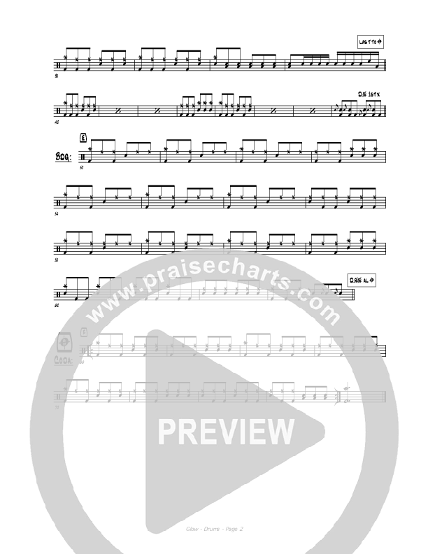 Glow Drum Set (Hillsong Worship)