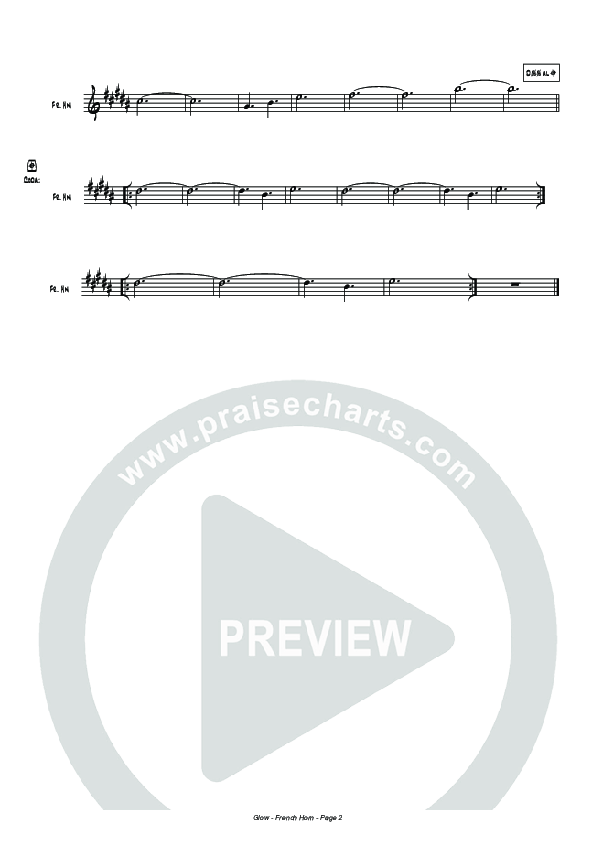 Glow French Horn (Hillsong Worship)