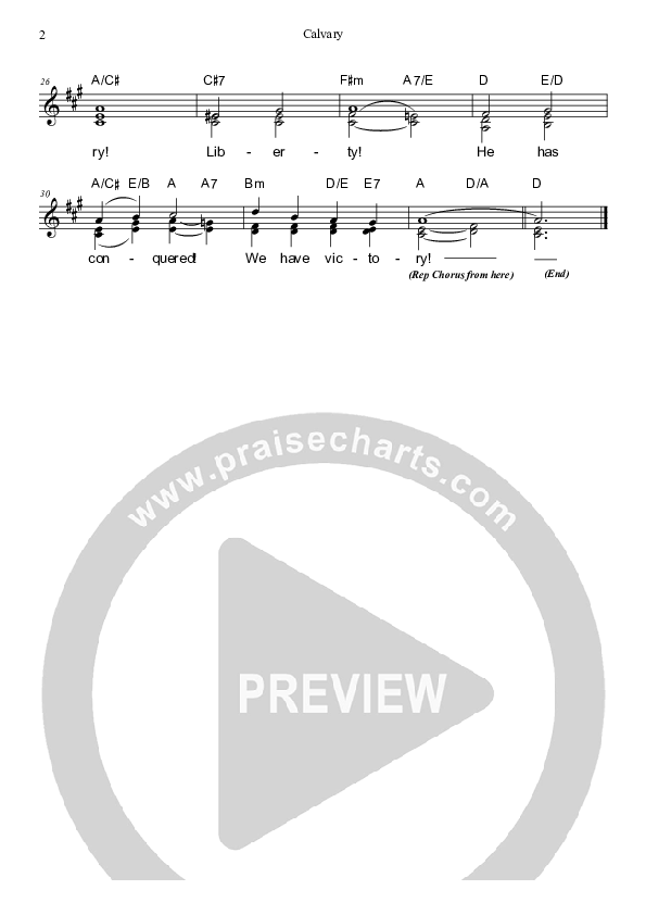 Calvary Lead & Piano (Dennis Prince / Nolene Prince)