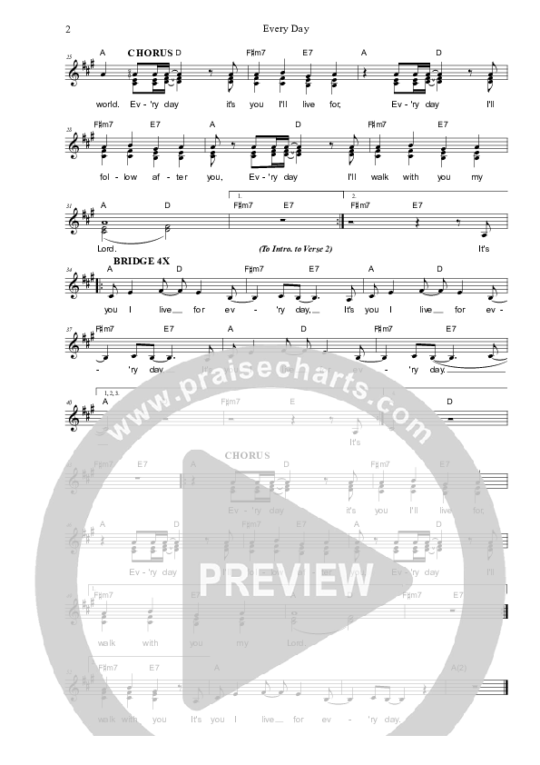 Everyday Lead & Piano (Dennis Prince / Nolene Prince)