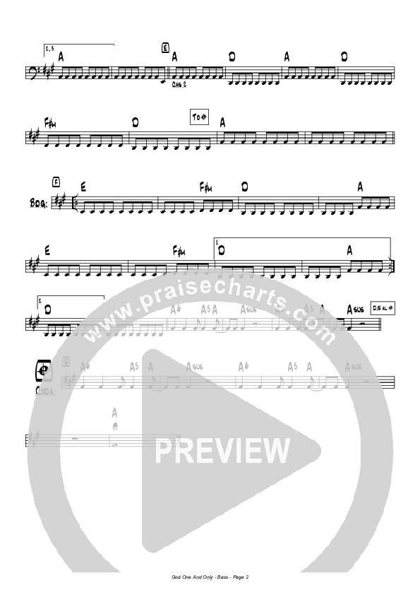 God One And Only (Instrumental) Chords & Lyrics (Hillsong Worship)