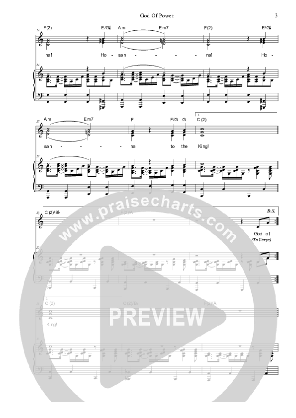 God Of Power Piano/Vocal (SAT) (Dennis Prince / Nolene Prince)