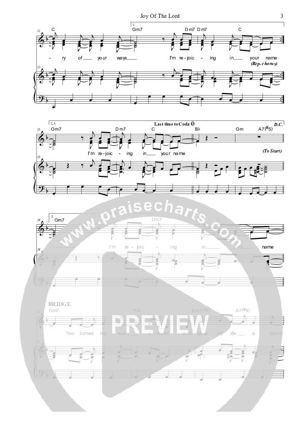 Joy Of The Lord Piano/Vocal (SAT) (Dennis Prince / Nolene Prince)