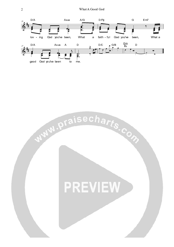 What A Good God Lead & Piano (Dennis Prince / Nolene Prince)