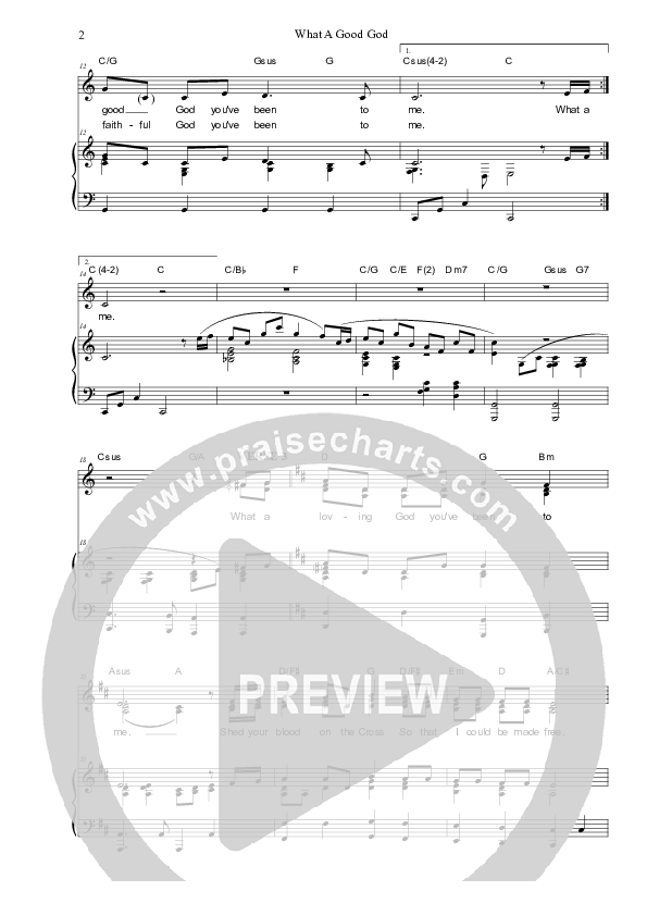 What A Good God Piano/Vocal (SAT) (Dennis Prince / Nolene Prince)