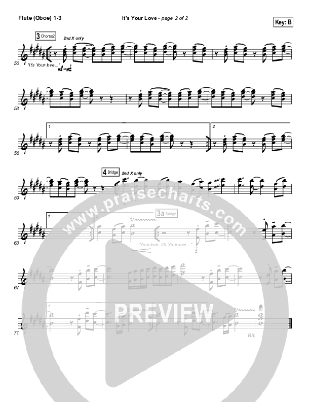 It's Your Love Wind Pack (Hillsong Worship)