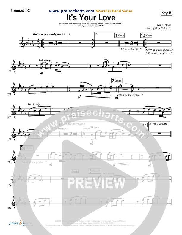 It's Your Love Brass Pack (Hillsong Worship)