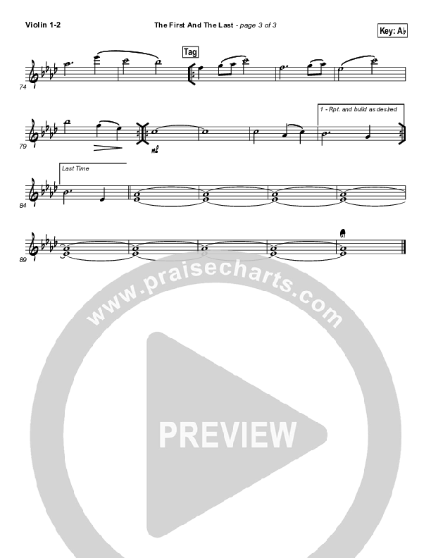 The First And The Last Violin 1/2 (Hillsong Worship)