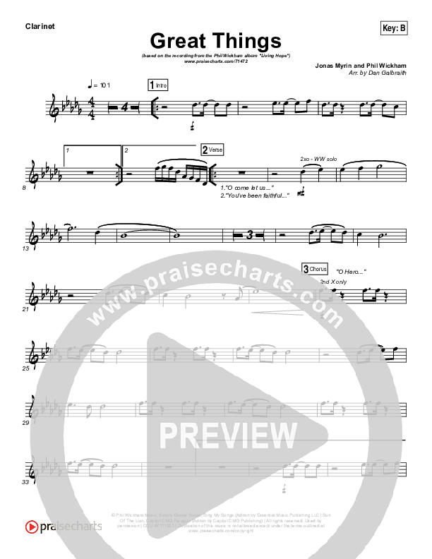 Great Things Wind Pack (Phil Wickham)