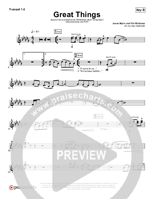 Great Things Brass Pack (Phil Wickham)