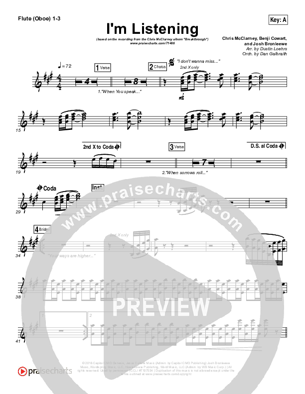 I'm Listening Wind Pack (Chris McClarney / Hollyn)