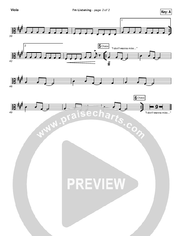 I'm Listening Viola (Chris McClarney / Hollyn)