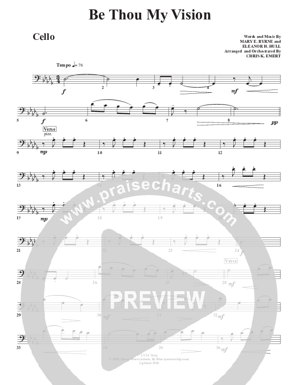 Be Thou My Vision Cello (Chris Emert)
