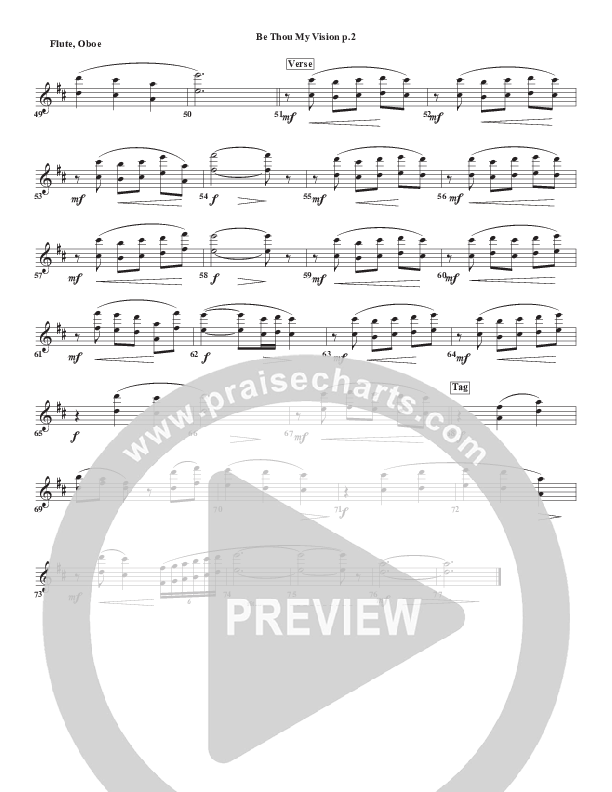 Be Thou My Vision Flute/Oboe (Chris Emert)