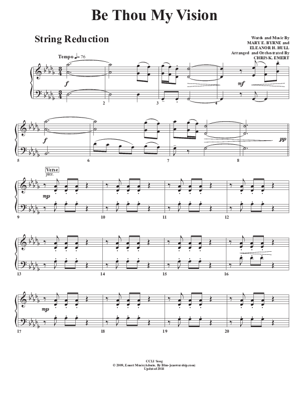 Be Thou My Vision Synth Strings (Chris Emert)