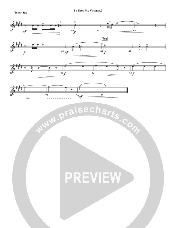 Be Thou My Vision Tenor Sax 2 (Chris Emert)
