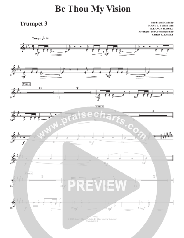 Be Thou My Vision Trumpet 3 (Chris Emert)